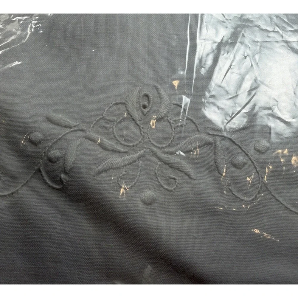 NIP VTG Cotton Embroidered White Battenberg Lace Placemats Scalloped Edges (6)